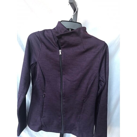 North End Jogger jacket fitted deep purple size small - Picture 1 of 6